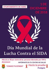 Haro lanza una campaña de sensibilización en el Día Mundial de la Lucha contra el SIDA 2