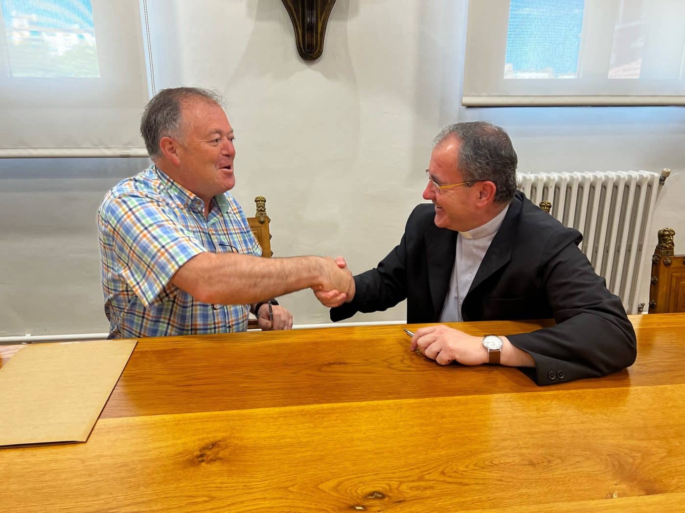 La Diócesis riojana firma convenios de patrimonio con Canales de la Sierra y Brieva de Cameros 2