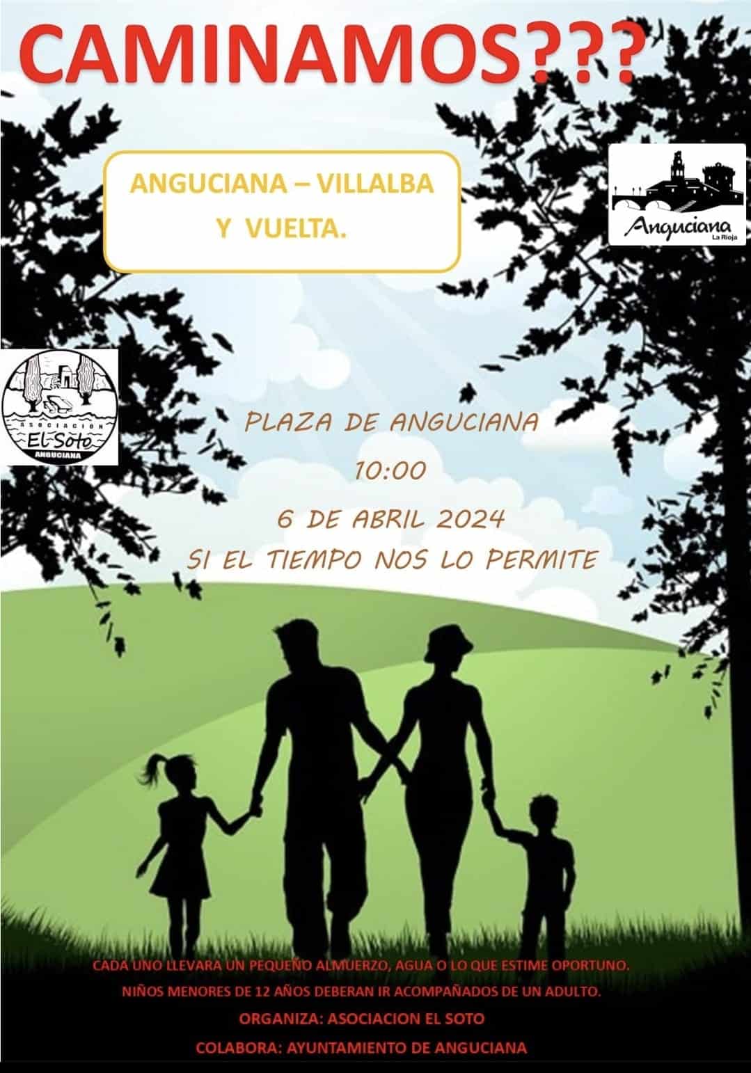 Anguciana organiza un paseo hasta Villalba este sábado 2