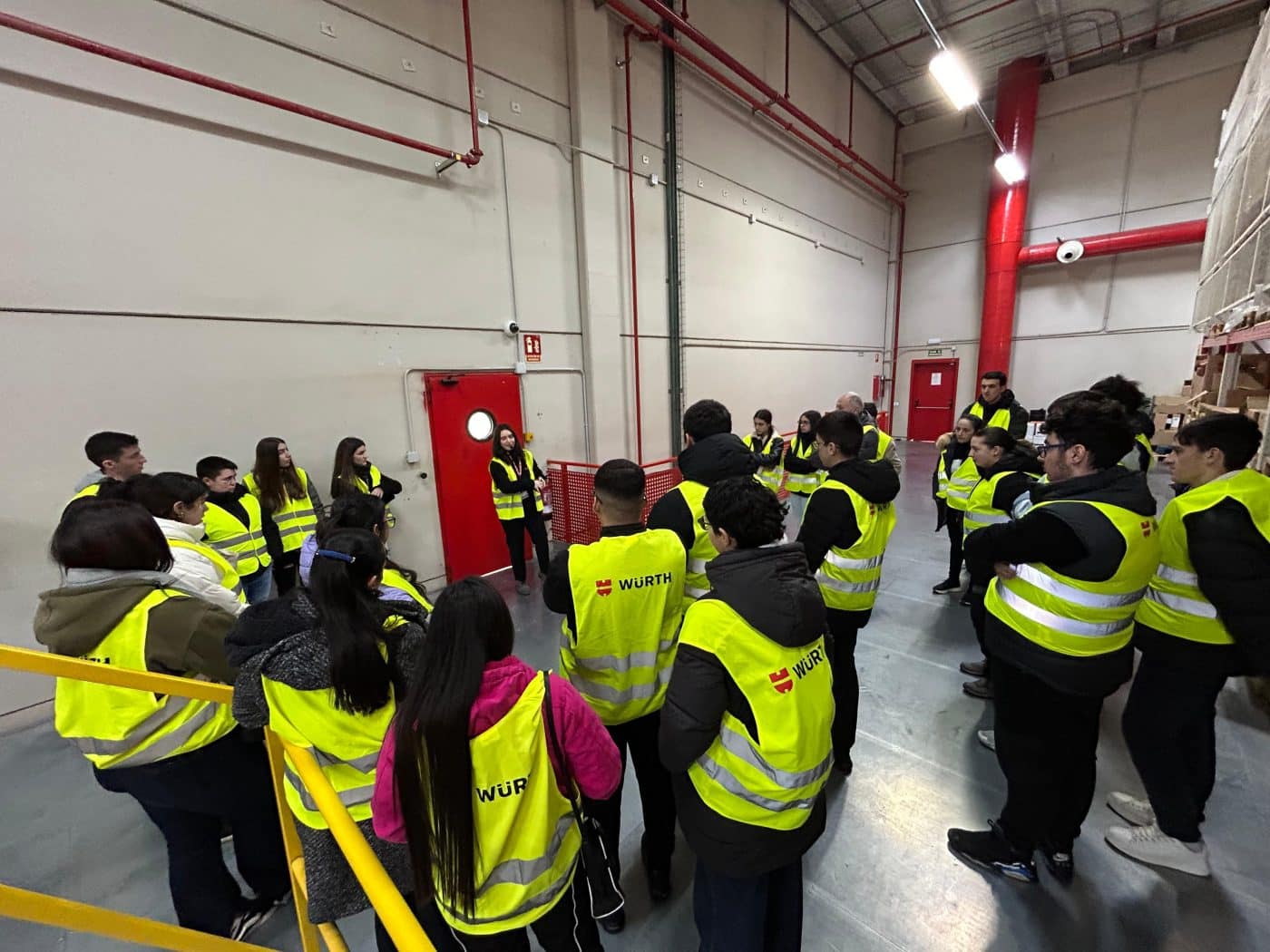 Alumnado del IES Rey Don García de Nájera visita la empresa Würth en Agoncillo 2