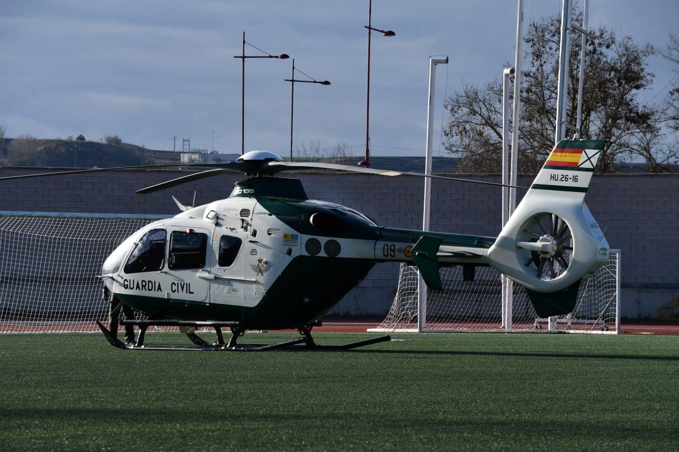 FOTOS: Los Reyes Magos llegan a Haro en un helicóptero de la Guardia Civil 14