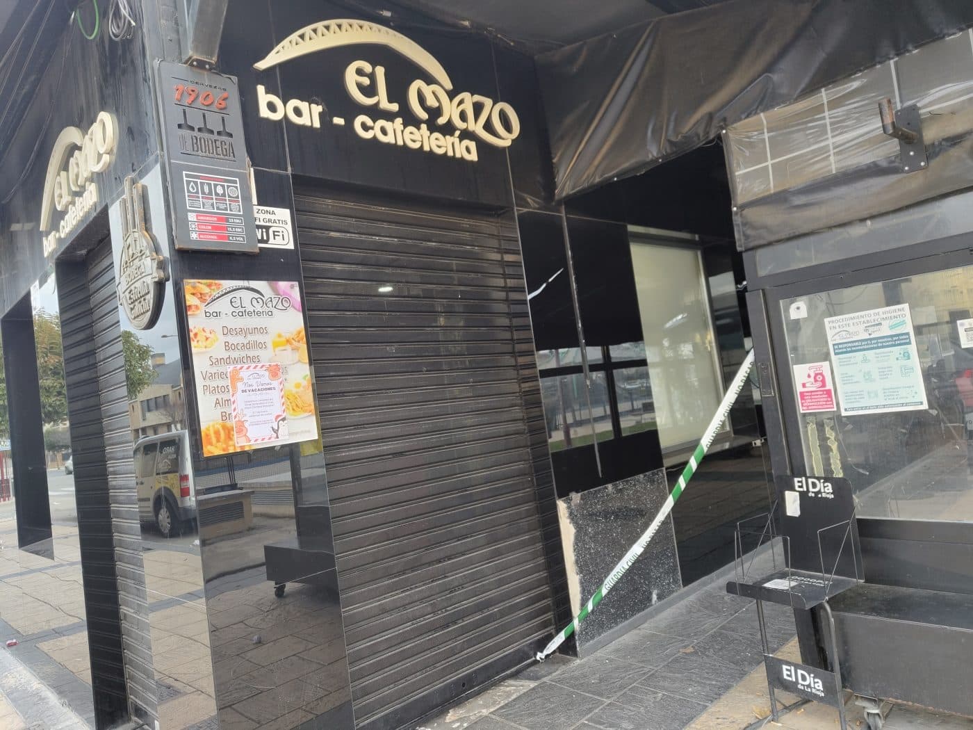 Roban en el Bar El Mazo de Haro 3
