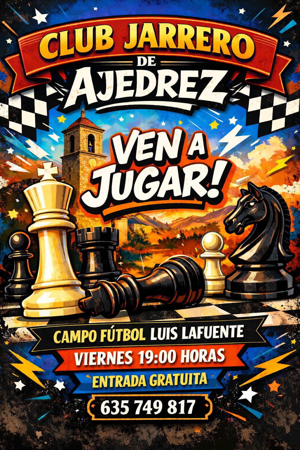 El Club Jarrero de Ajedrez invita este viernes a "mover ficha" en una jornada gratuita 2