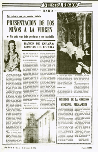 Haro celebra los 50 años de la presentación de los niños a la Virgen de la Vega 3