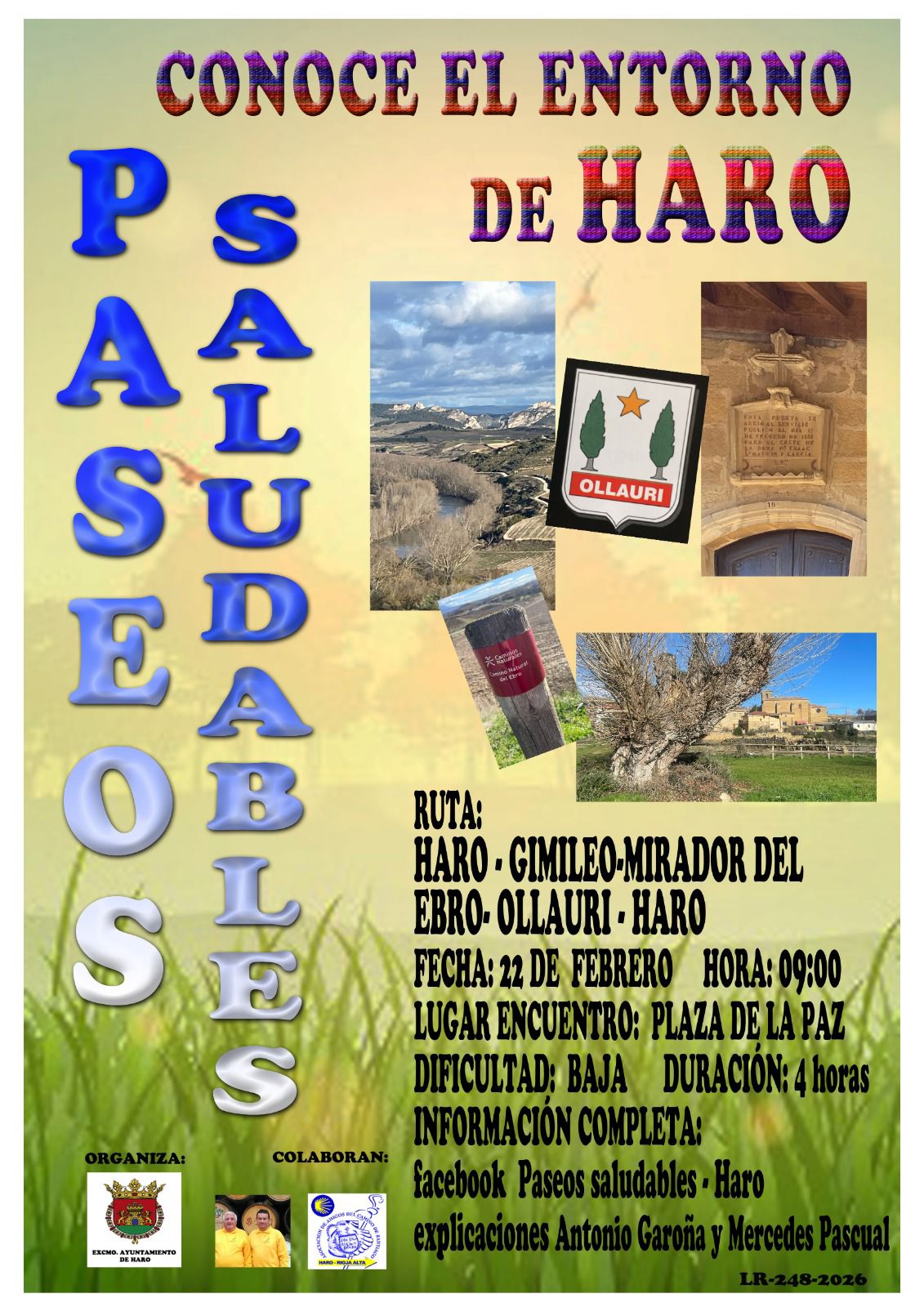 Nuevo paseo saludable este domingo para descubrir el entorno natural de Haro 2 Nuevo paseo saludable este domingo para descubrir el entorno natural de Haro 2