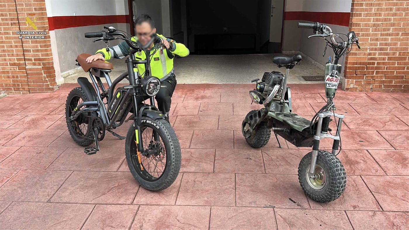 La Guardia Civil interviene en La Rioja un patinete y una bicicleta modificados para circular más rápido 4