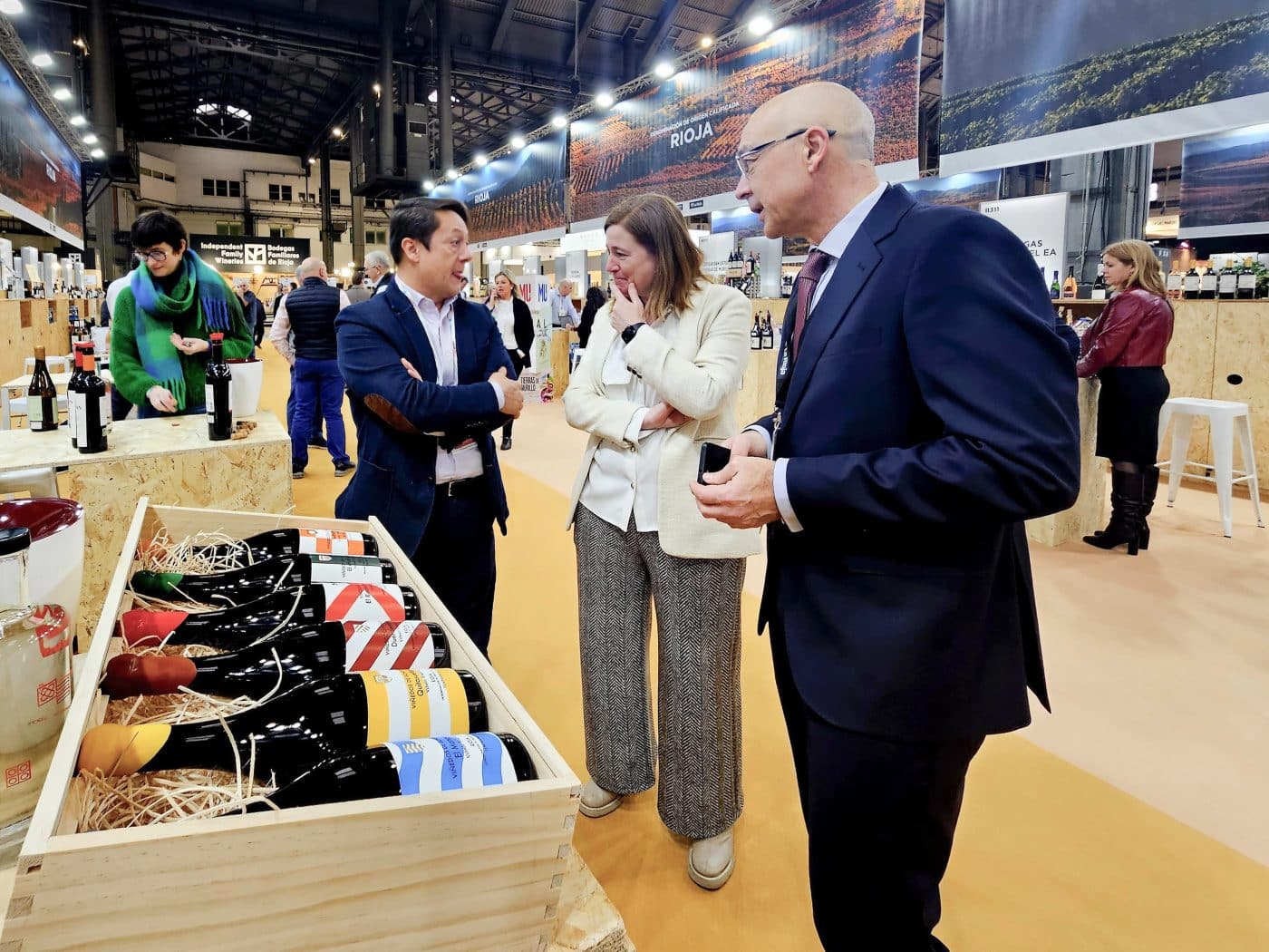 Las bodegas riojanas buscan nuevos mercados en la feria Barcelona Wine Week 3