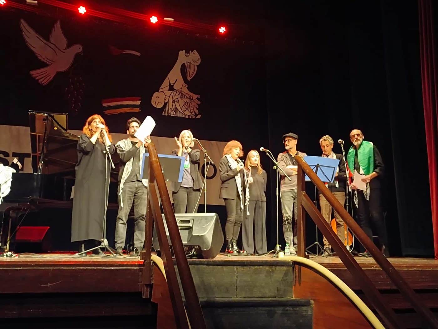 Música y solidaridad llenan el Bretón de los Herreros de Haro en apoyo al pueblo palestino 3