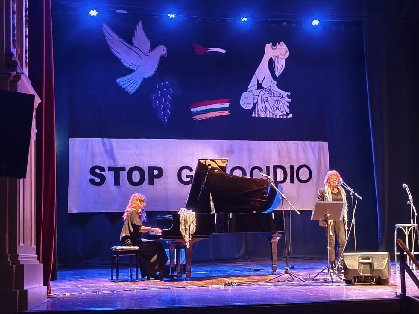 Música y solidaridad llenan el Bretón de los Herreros de Haro en apoyo al pueblo palestino 2