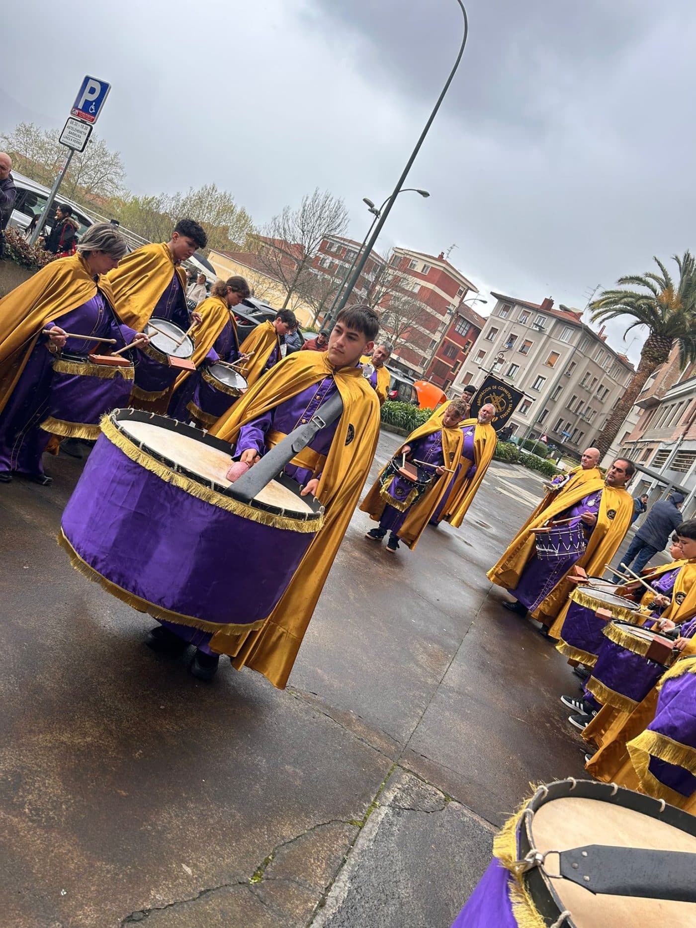 La Agrupación de Cornetas y Tambores de Haro inicia su agenda de Semana Santa en Bilbao 4