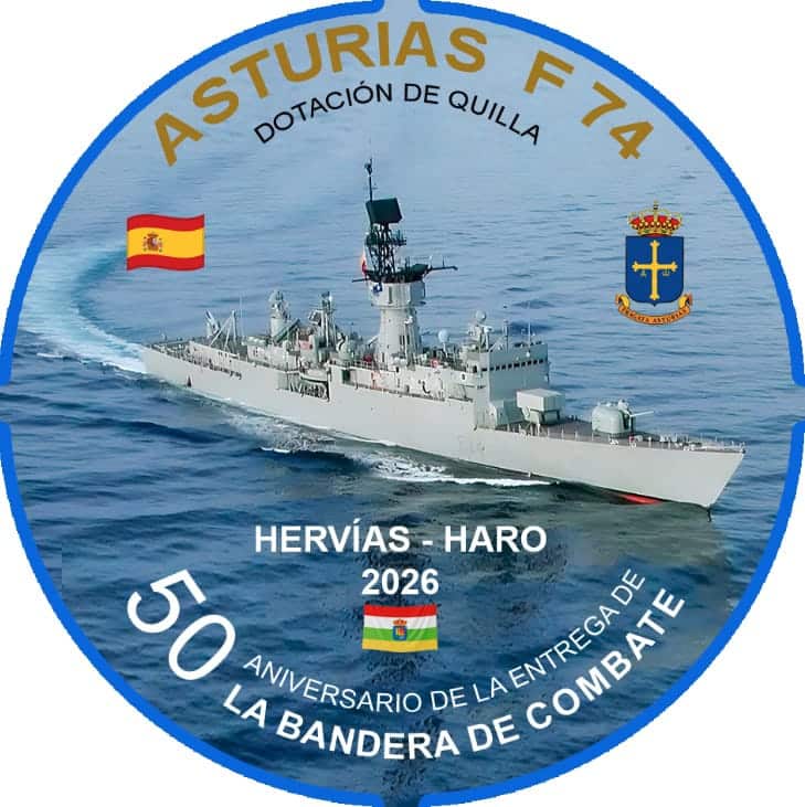 La fragata Asturias vuelve a reunir a su primera tripulación en Hervías 2