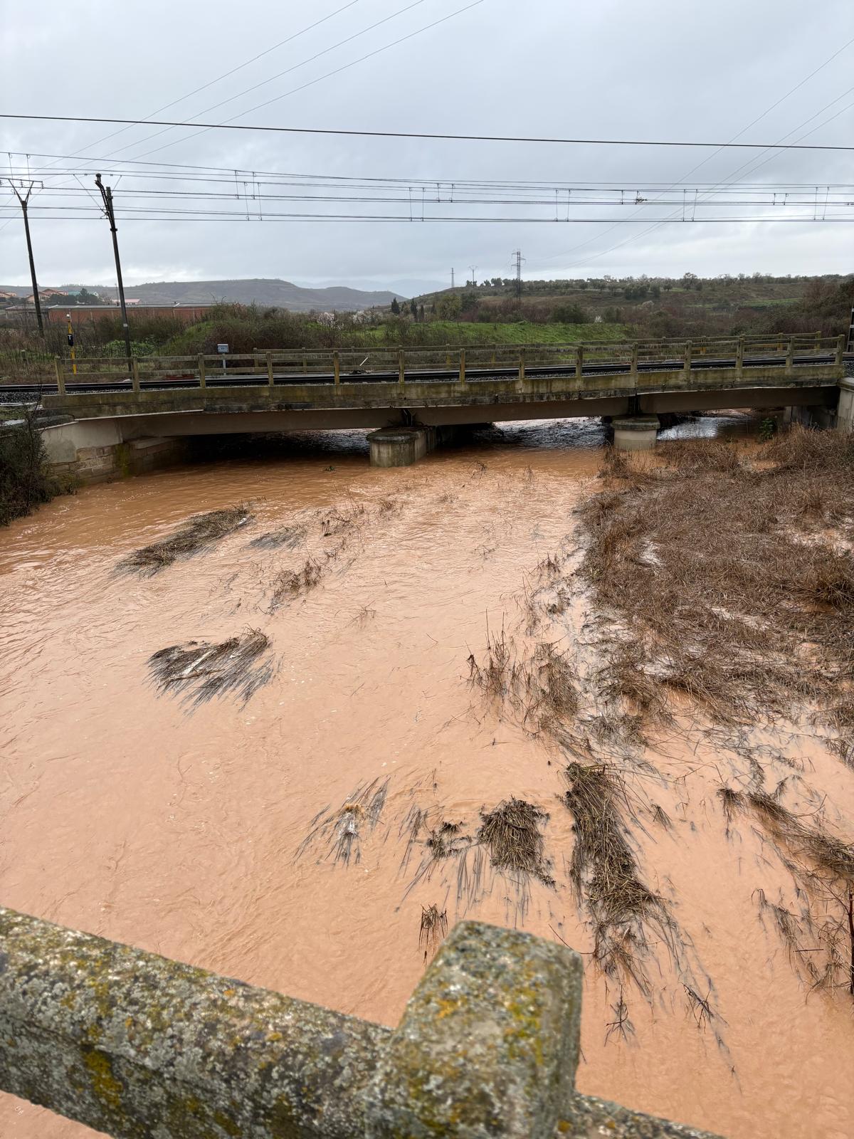 La Rioja mantiene activado el plan contra inundaciones ante las lluvias persistentes y la subida de caudales 7