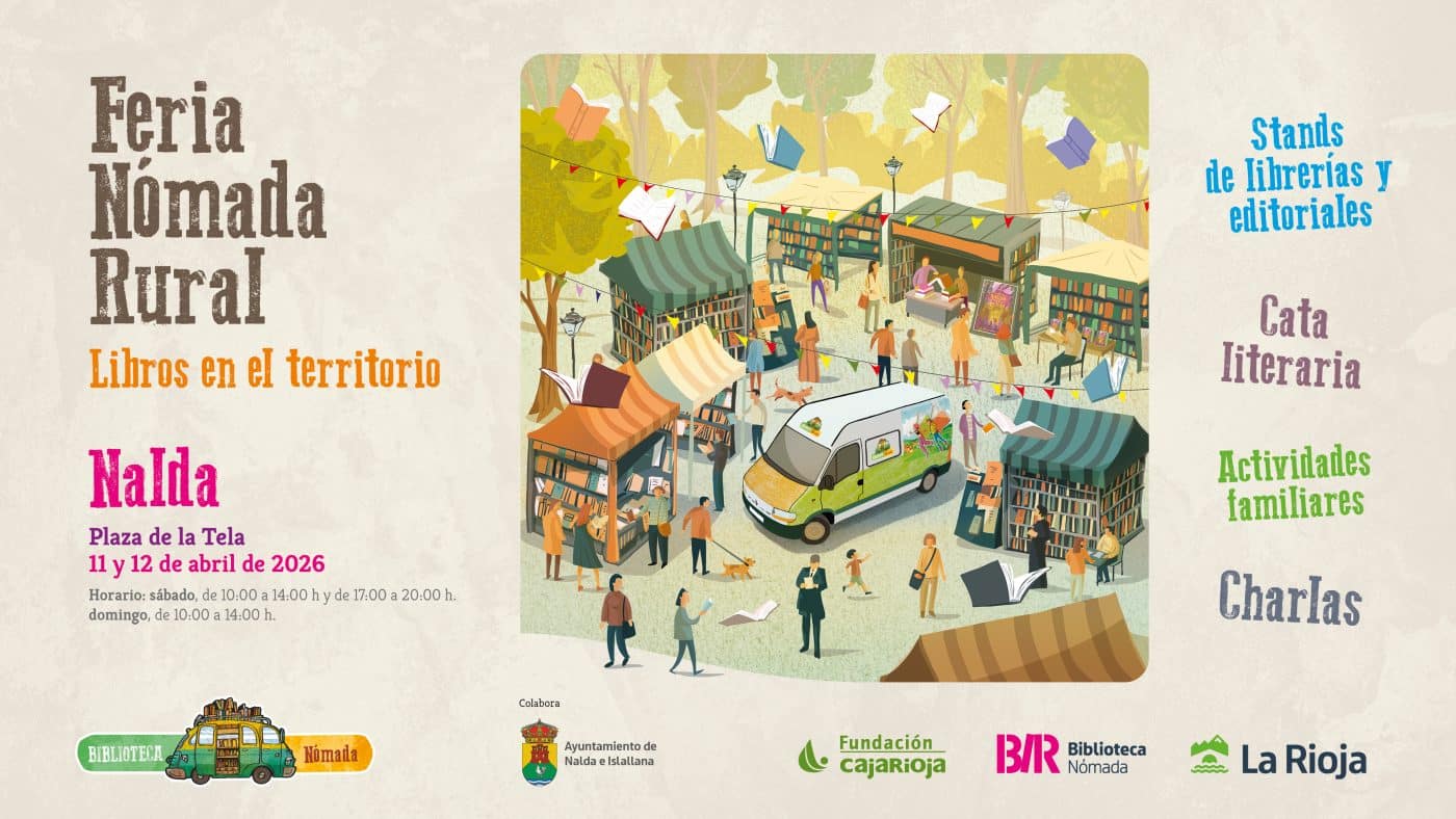Nalda acoge desde este sábado la primera edición de la 'Feria Nómada Rural. Libros en el territorio' 2