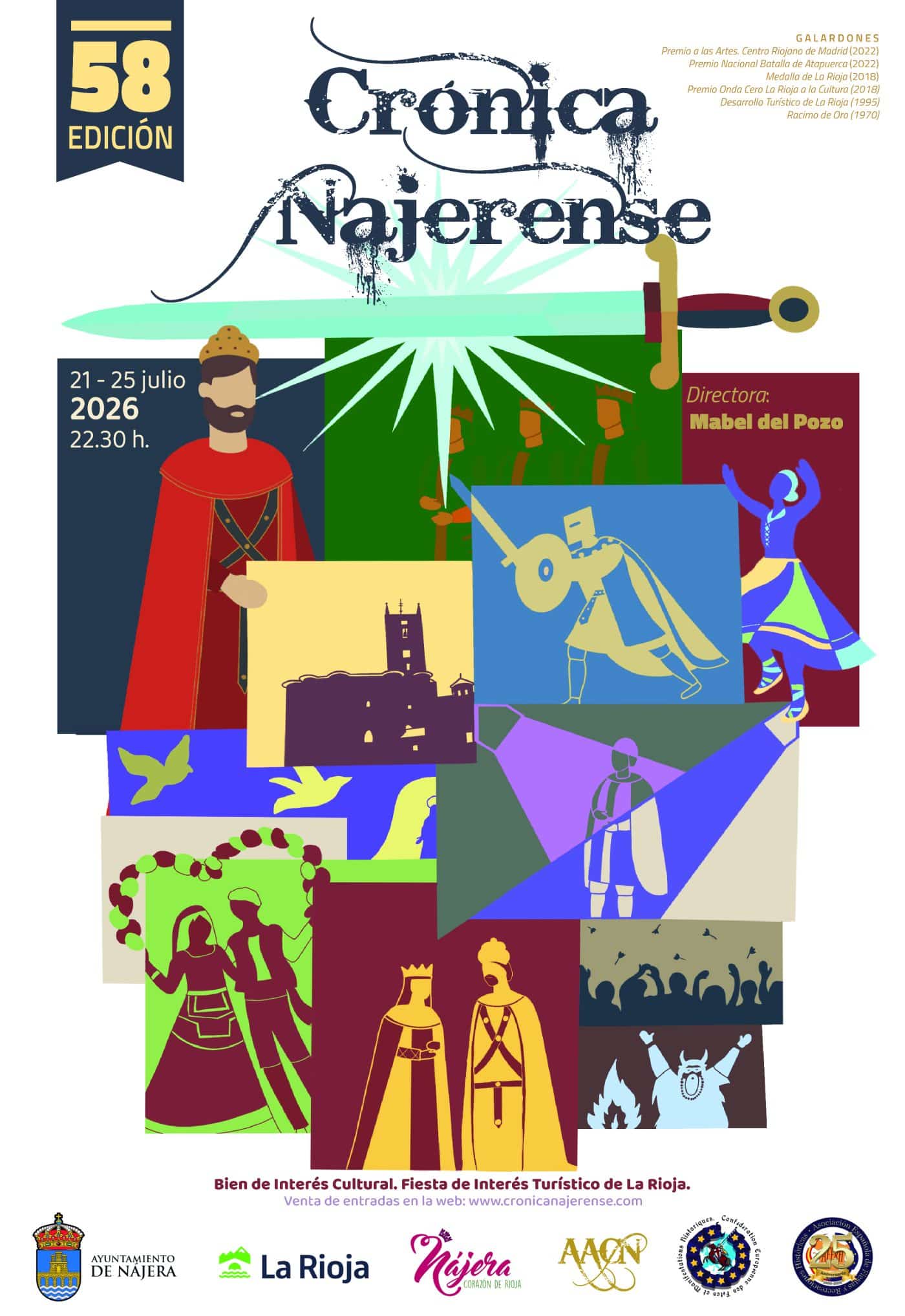 Elsa Fernández gana el concurso del cartel de la 58ª Crónica Najerense 2