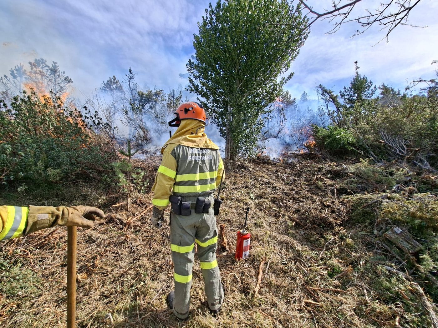Fuego real para aprender a domarlo: así se entrena el operativo contra incendios en La Rioja 8