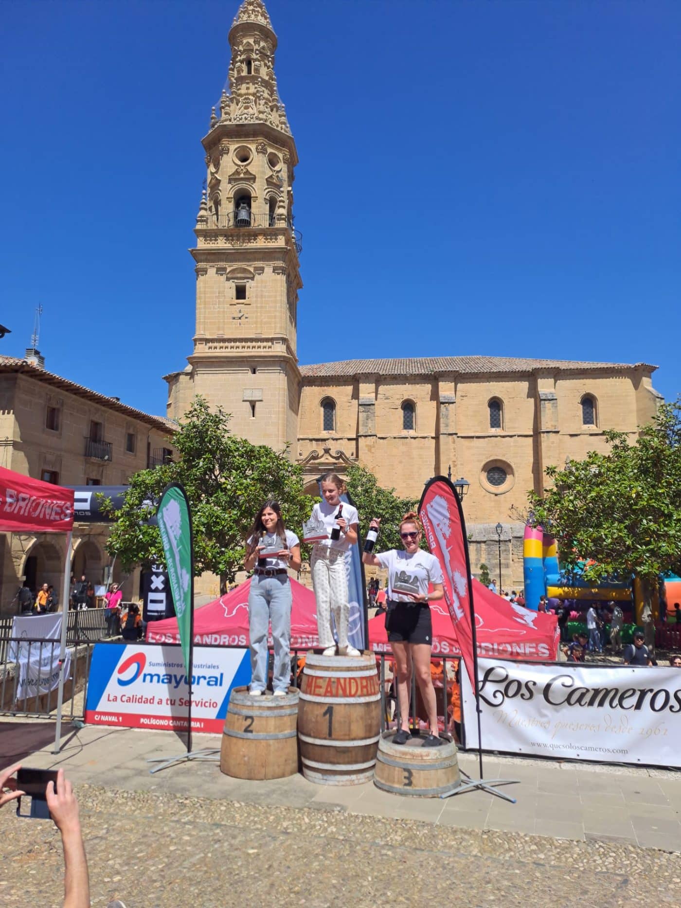 Medio millar de participantes disfrutan de una nueva edición de Los Meandros de Briones 3