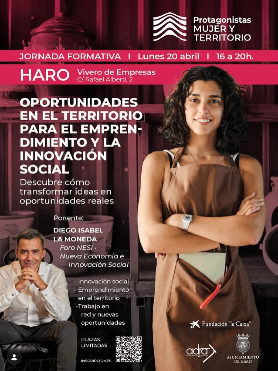 Haro acoge el próximo 20 de abril una jornada sobre emprendimiento e innovación social en el entorno rural 2