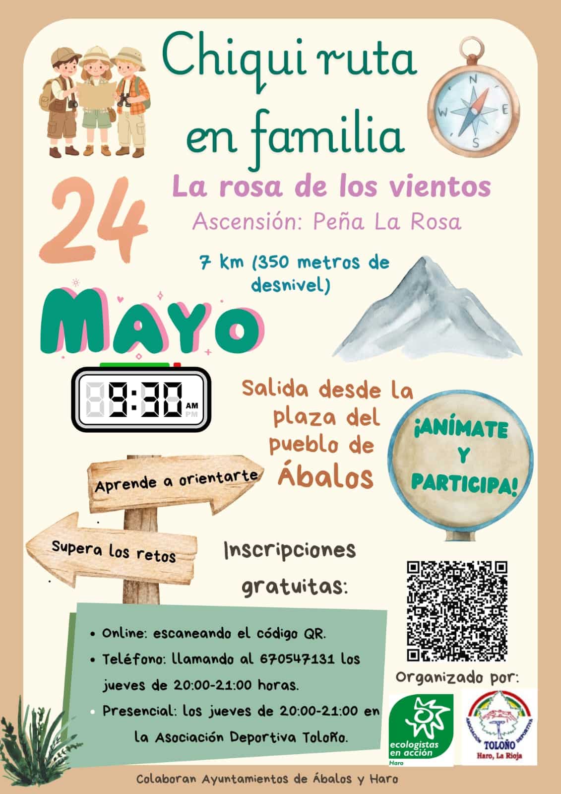 AD Toloño y Ecologistas en Acción de Haro organizan la tercera ‘chiqui-ruta’ familiar en Ábalos 2