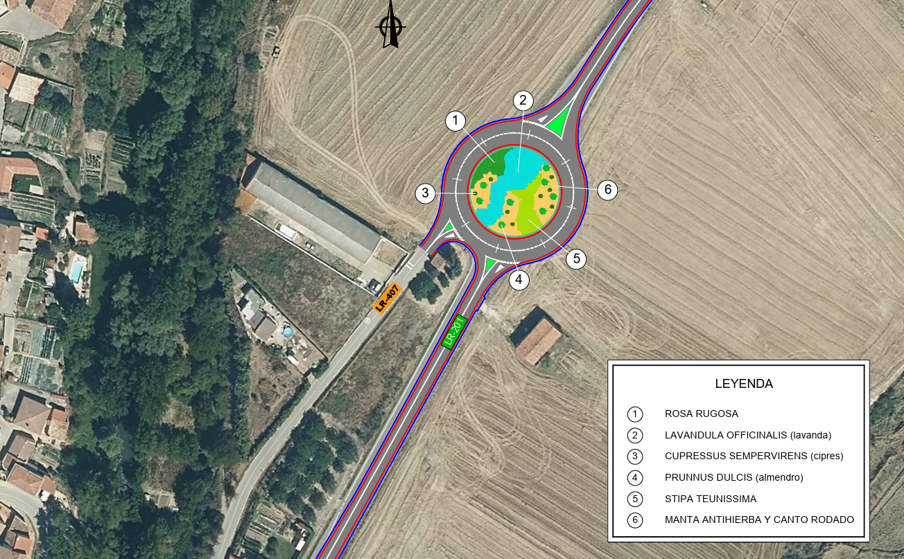 La Rioja adjudica la construcción de la rotonda de acceso a Ochánduri para mejorar la seguridad vial 2