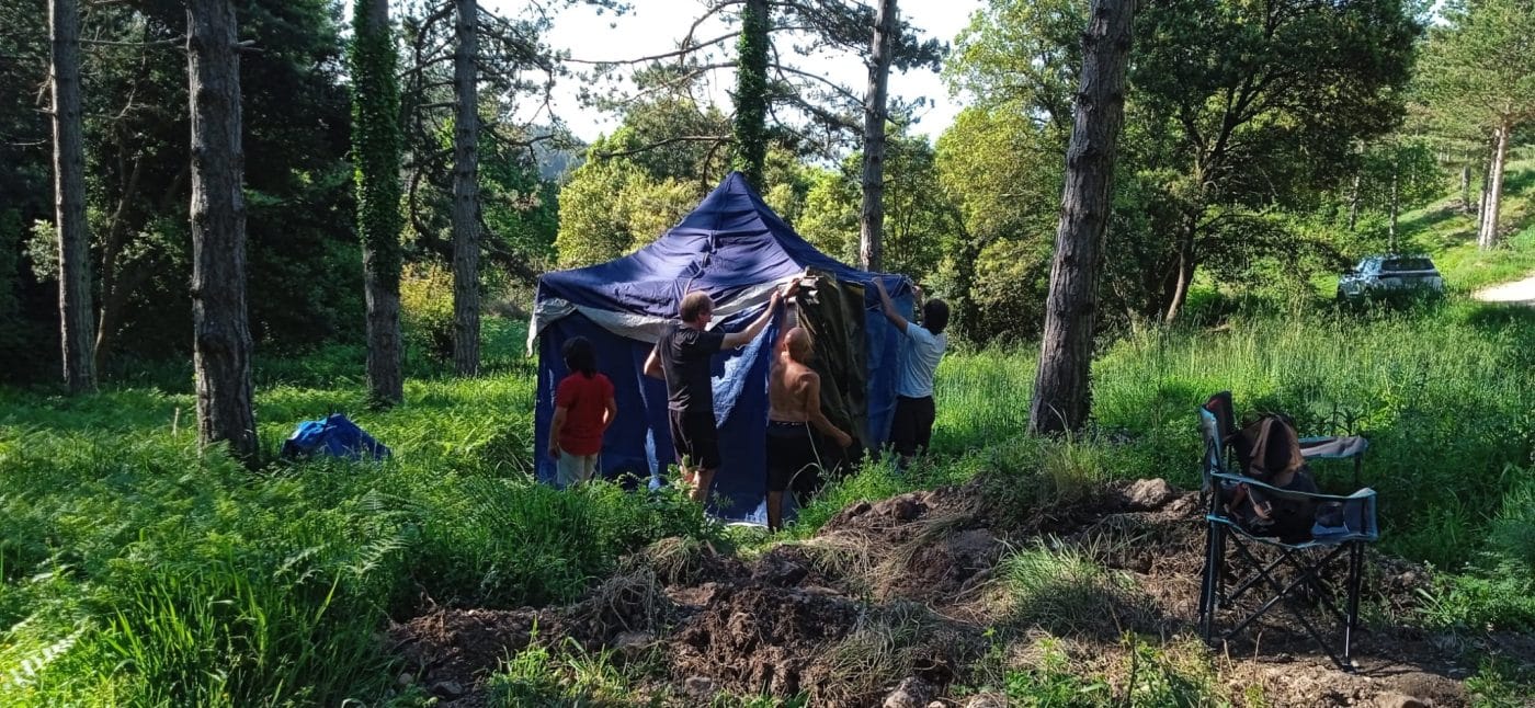 Casi 400 personas participan en la chiqui-ruta 'La Rosa de los vientos' entre Ábalos y Peña la Rosa 11