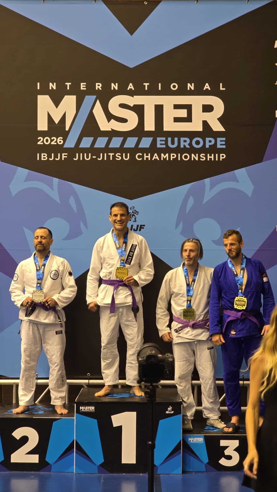 Diego Barrasa se cuelga el oro en el Campeonato de Europa Máster de jiu-jitsu en Barcelona 4