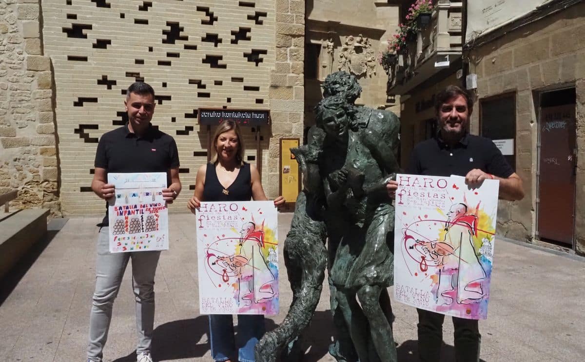 Haro presenta unas fiestas de junio 2026 con Isabel Aaiún, el regreso de la Banda de Música y novedades en la Batalla del Vino 2 Haro presenta unas fiestas de junio 2026 con Isabel Aaiún, el regreso de la Banda de Música y novedades en la Batalla del Vino 2