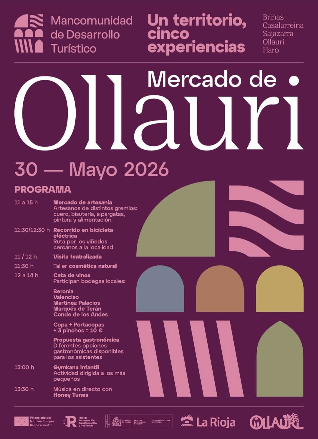 Ollauri celebrará este sábado una jornada dedicada al vino, la gastronomía y la cultura 2