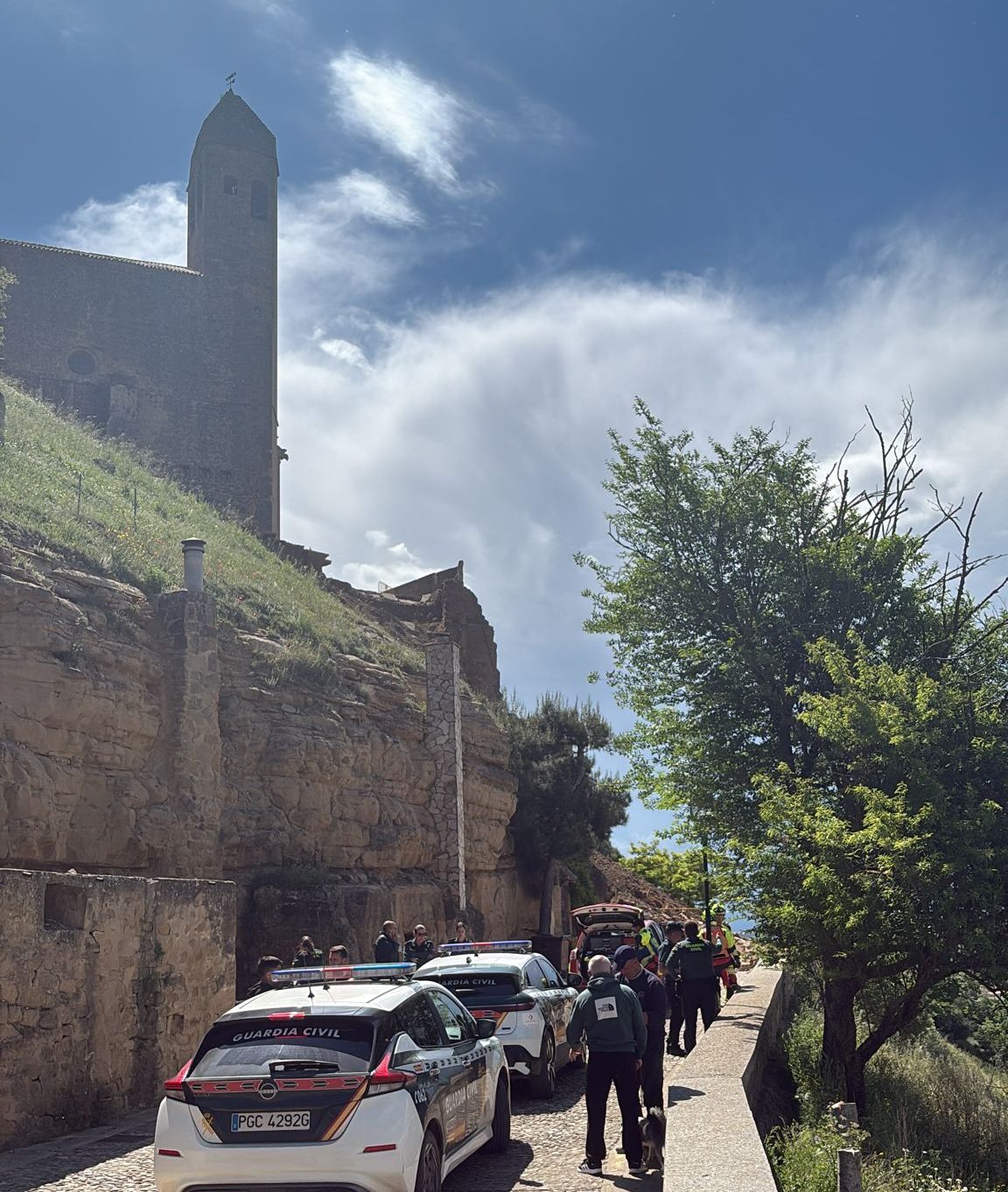 Susto en San Vicente de la Sonsierra: se viene abajo parte de la muralla 5