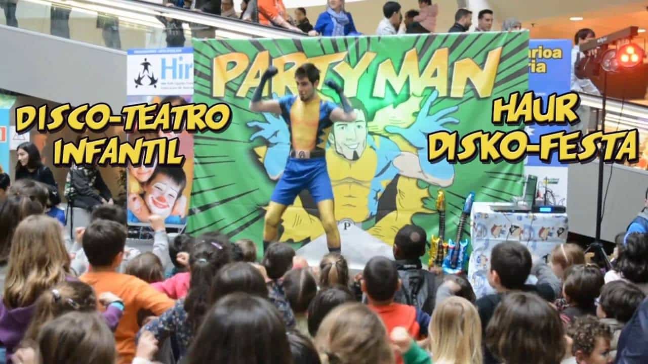 ‘Partyman’, espectáculo para toda la familia para este martes en Haro