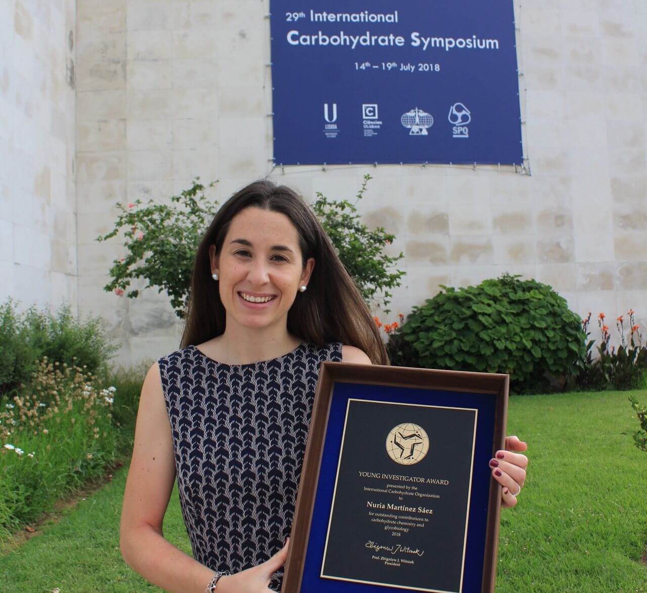 La najerina Nuria Martínez, Premio Joven Investigador 2018 de la Organización Internacional de Carbohidratos