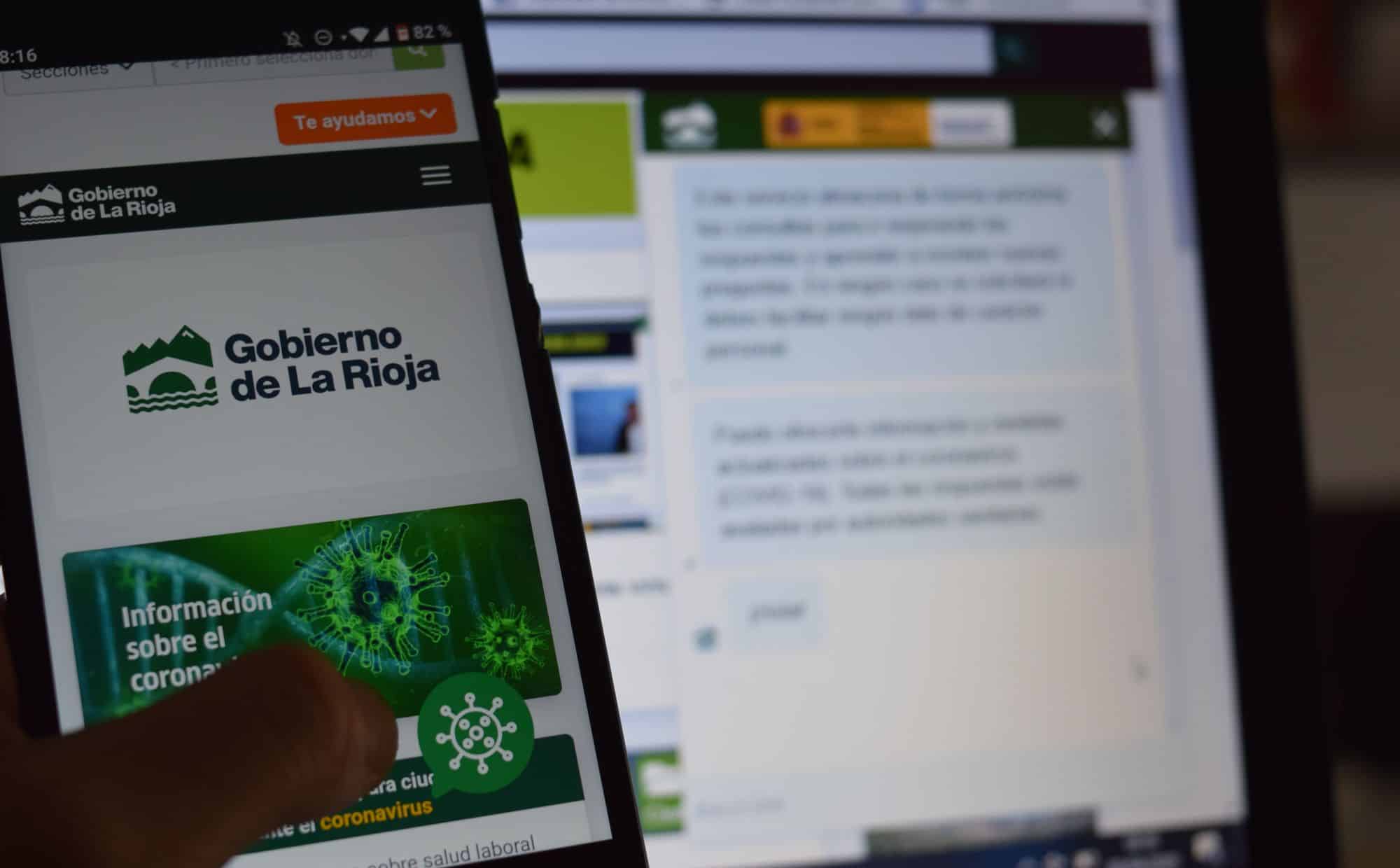 La Rioja lanza un asistente virtual sobre el COVID-19