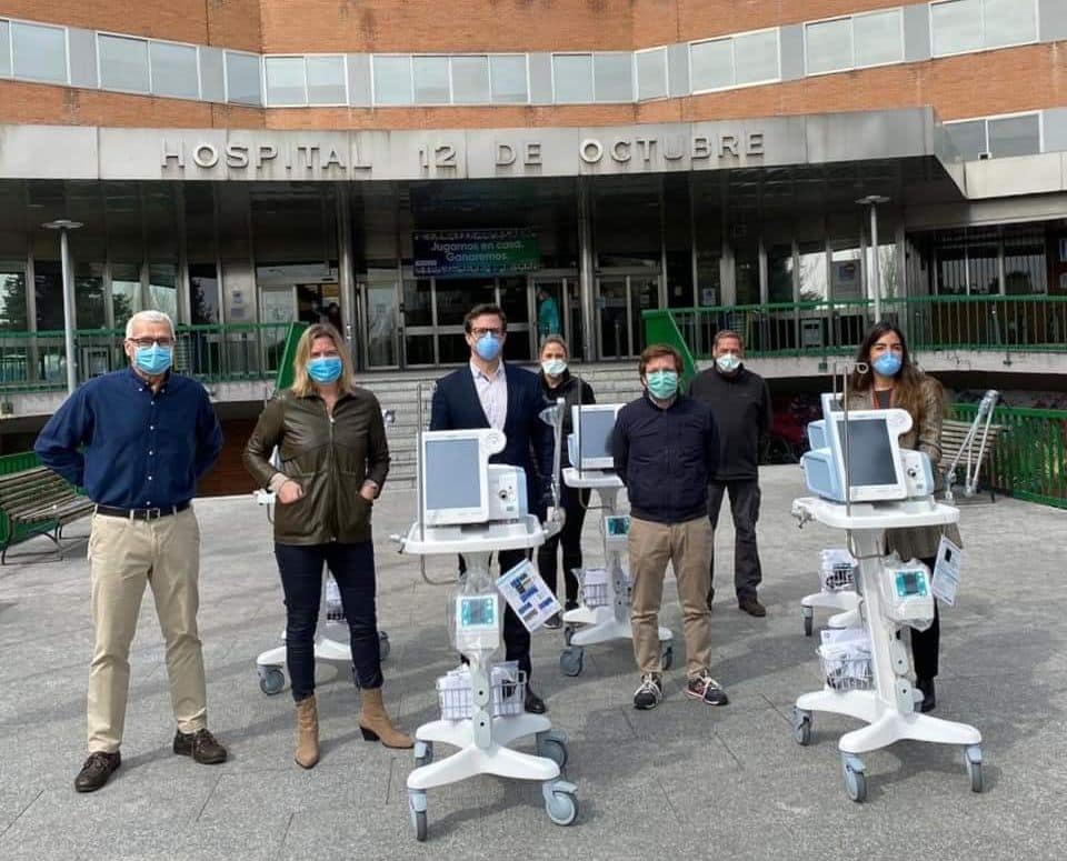 El jarrero José Antonio Rupérez participa en la donación a Madrid de cinco respiradores