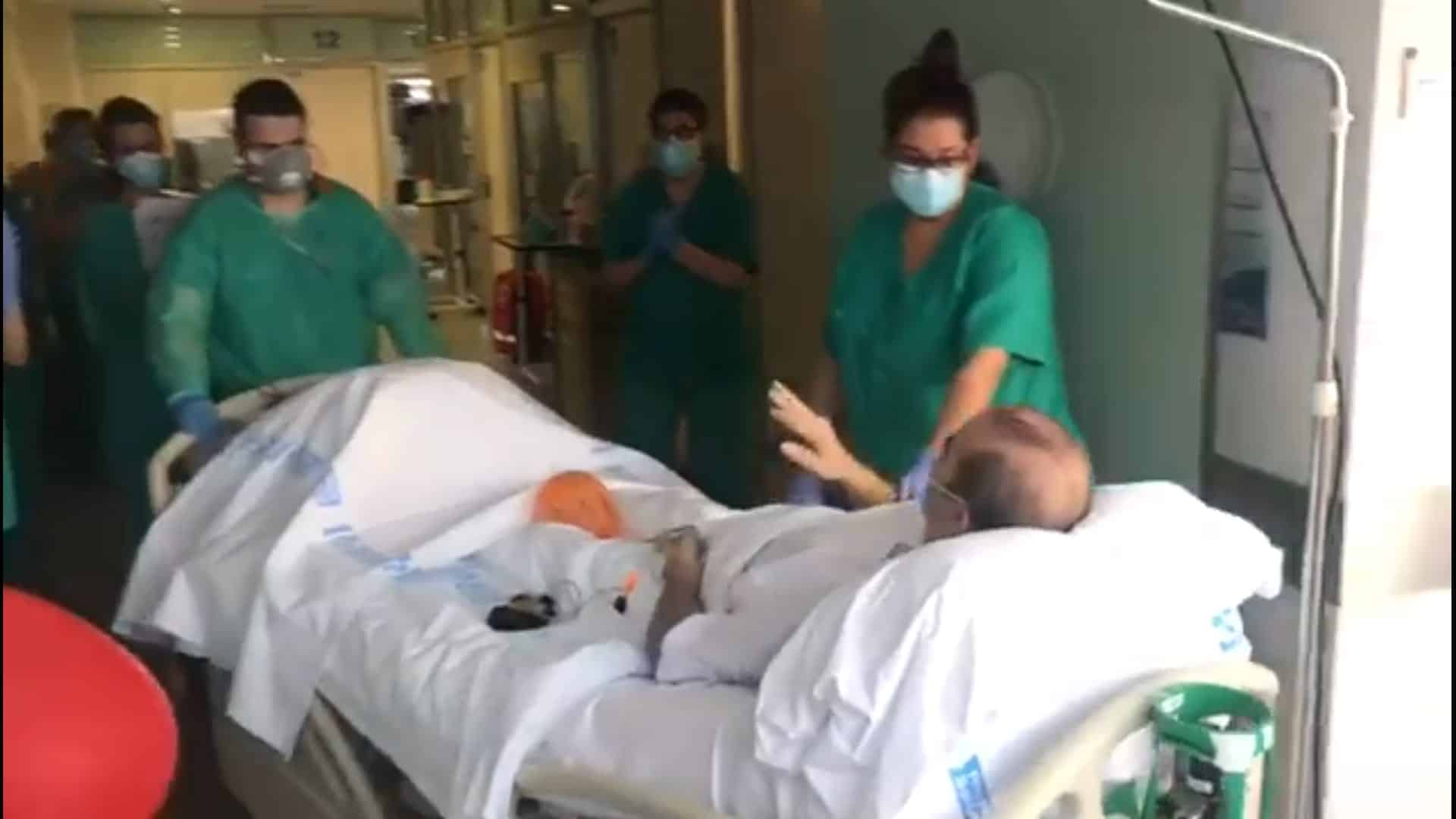 VÍDEO | Otra alegría en el San Pedro: José Mari, de Ochánduri, sale de la UCI