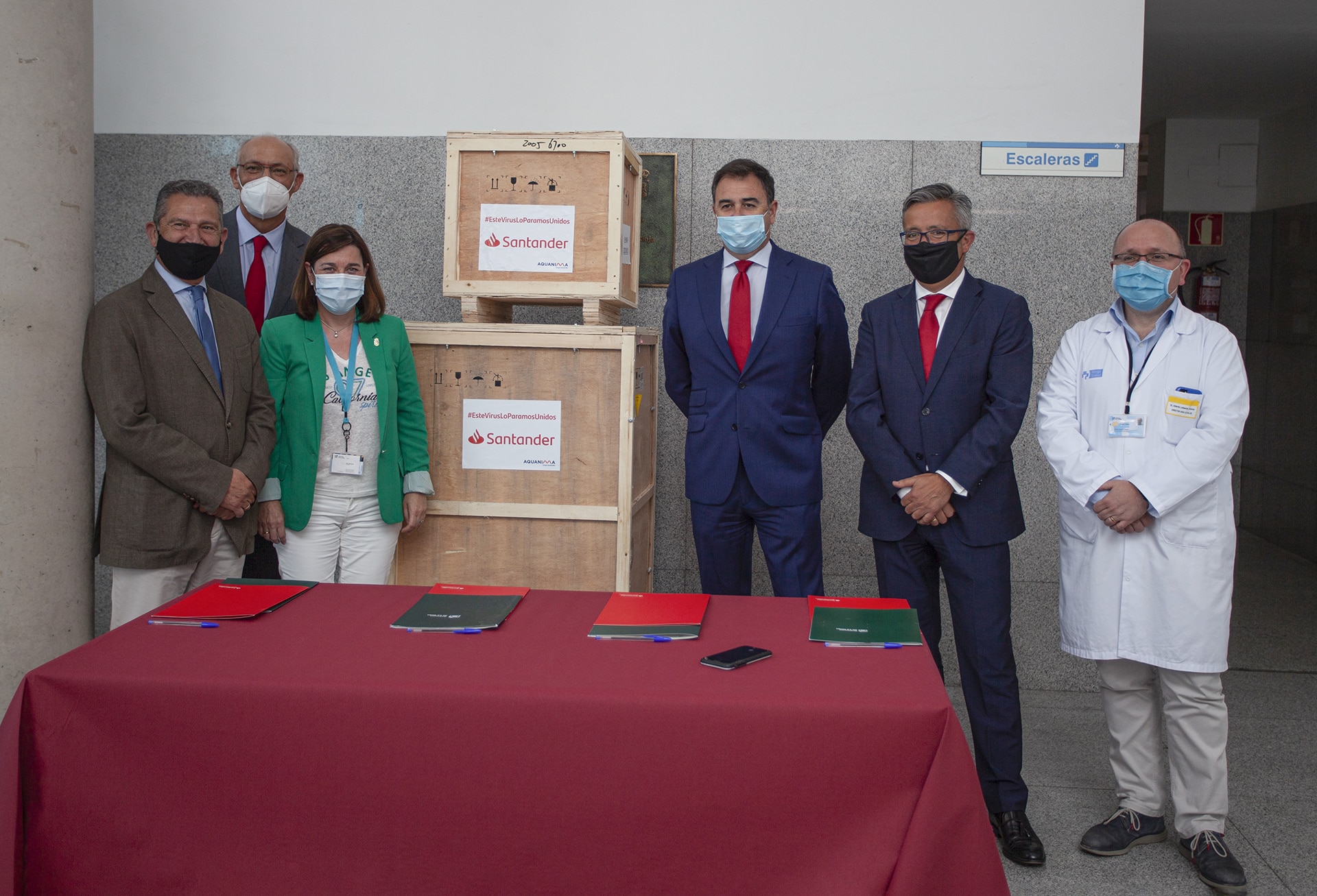 El Banco Santander dona a La Rioja un respirador invasivo para mejorar la atención sanitaria