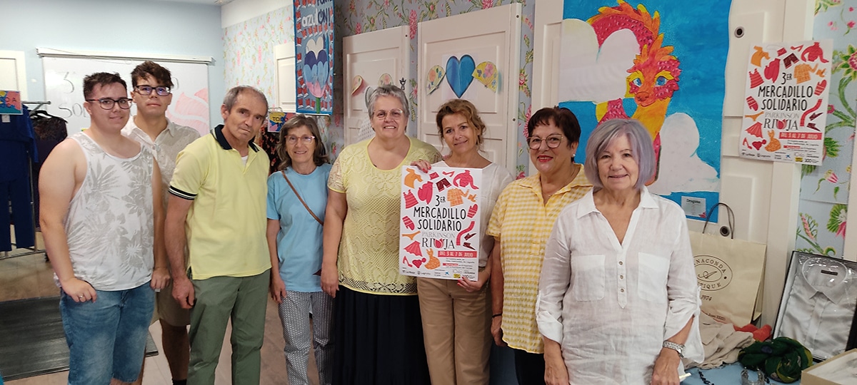La Asociación Párkinson Rioja prolonga su tercer Mercado Solidario 1