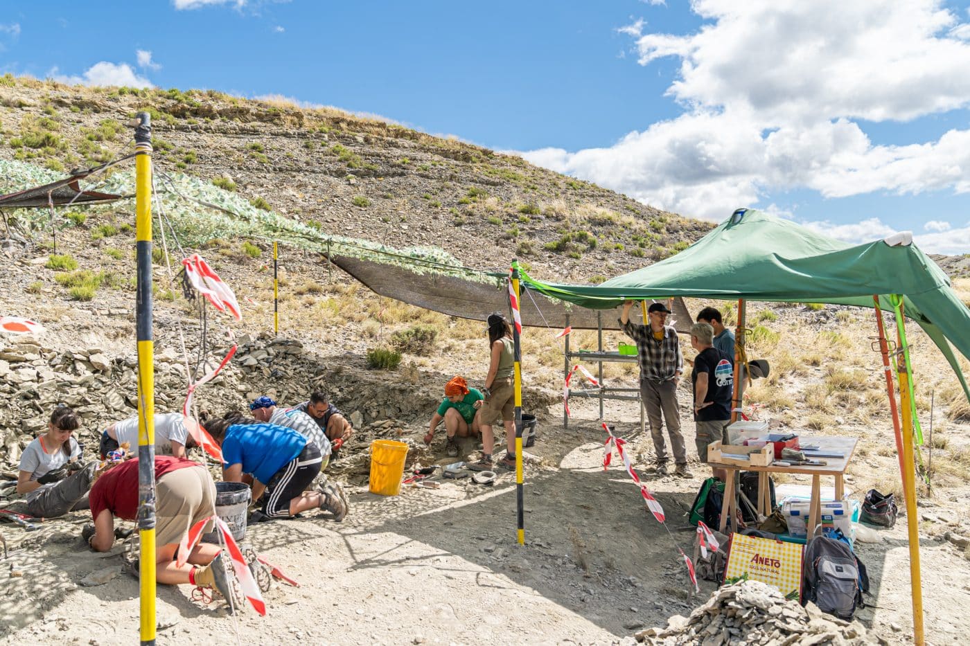 El equipo ‘Garras’ inicia en Igea la búsqueda de un dinosaurio gigante de hace 120 millones de años