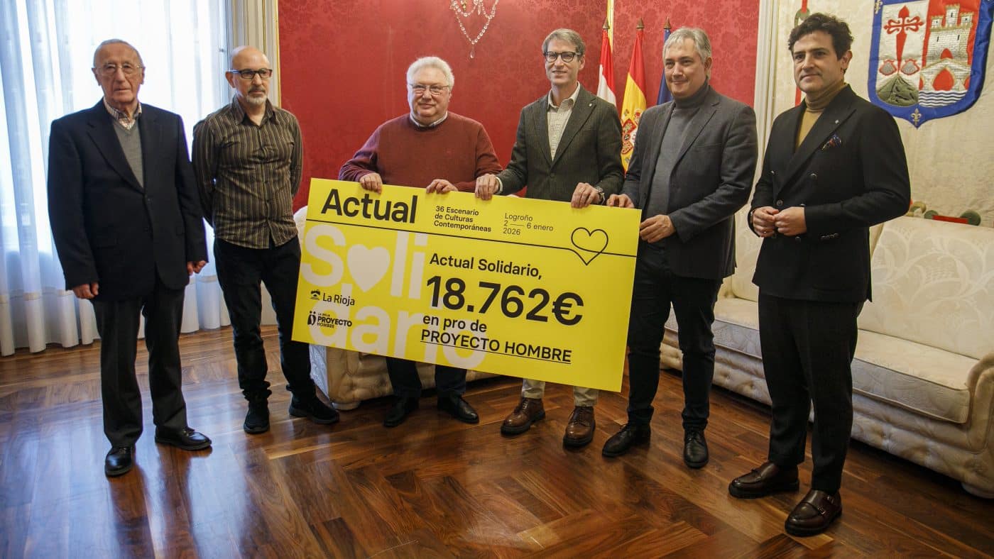 ‘Actual Solidario’ dona 18.762 euros a Proyecto Hombre La Rioja
