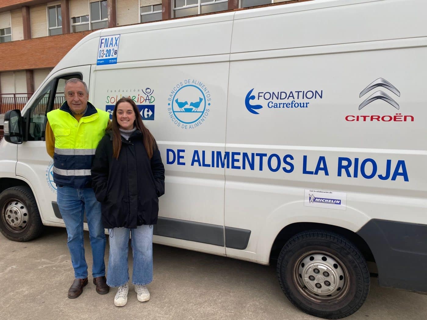 Los colegios La Salle-La Estrella de San Asensio y Jesuitas de Logroño colaboran con el Banco de Alimentos de La Rioja