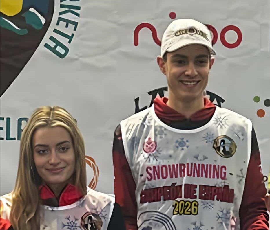 El riojalteño Abel Altuzarra conquista el oro nacional junior de ‘snowrunning’