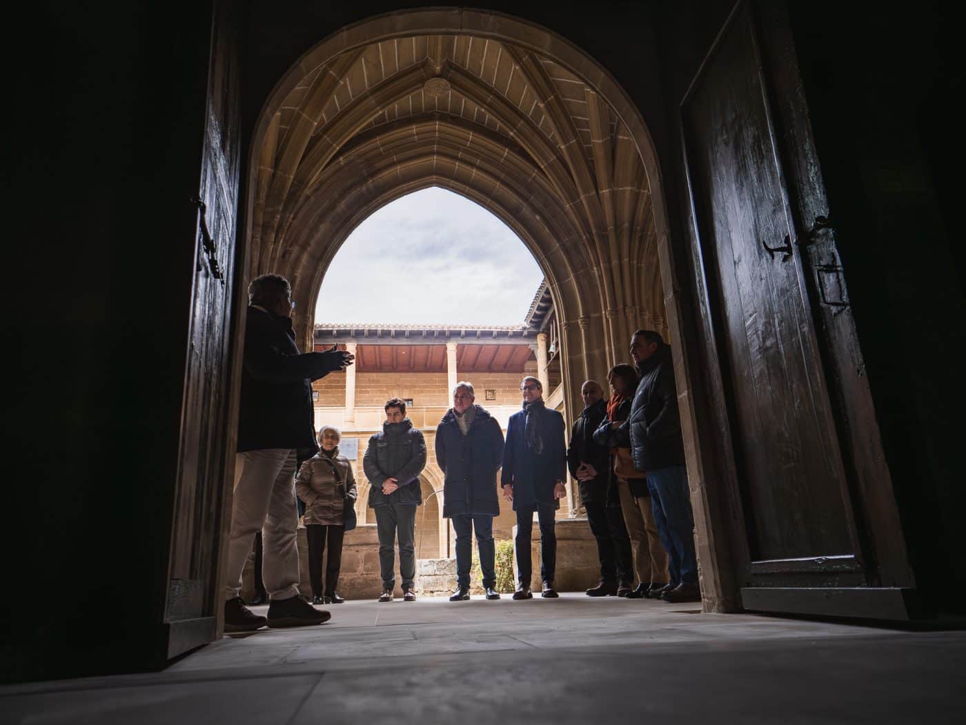 Finaliza la primera fase de restauración del claustro del Monasterio de la Piedad de Casalarreina