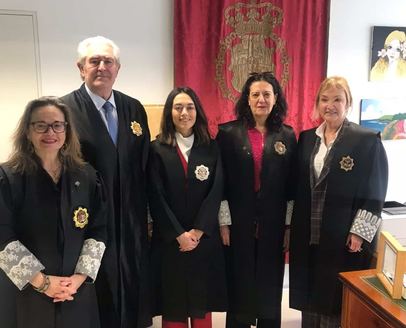 Camino Villafañe toma posesión como jueza en la Sección Civil del Tribunal de Instancia de Logroño