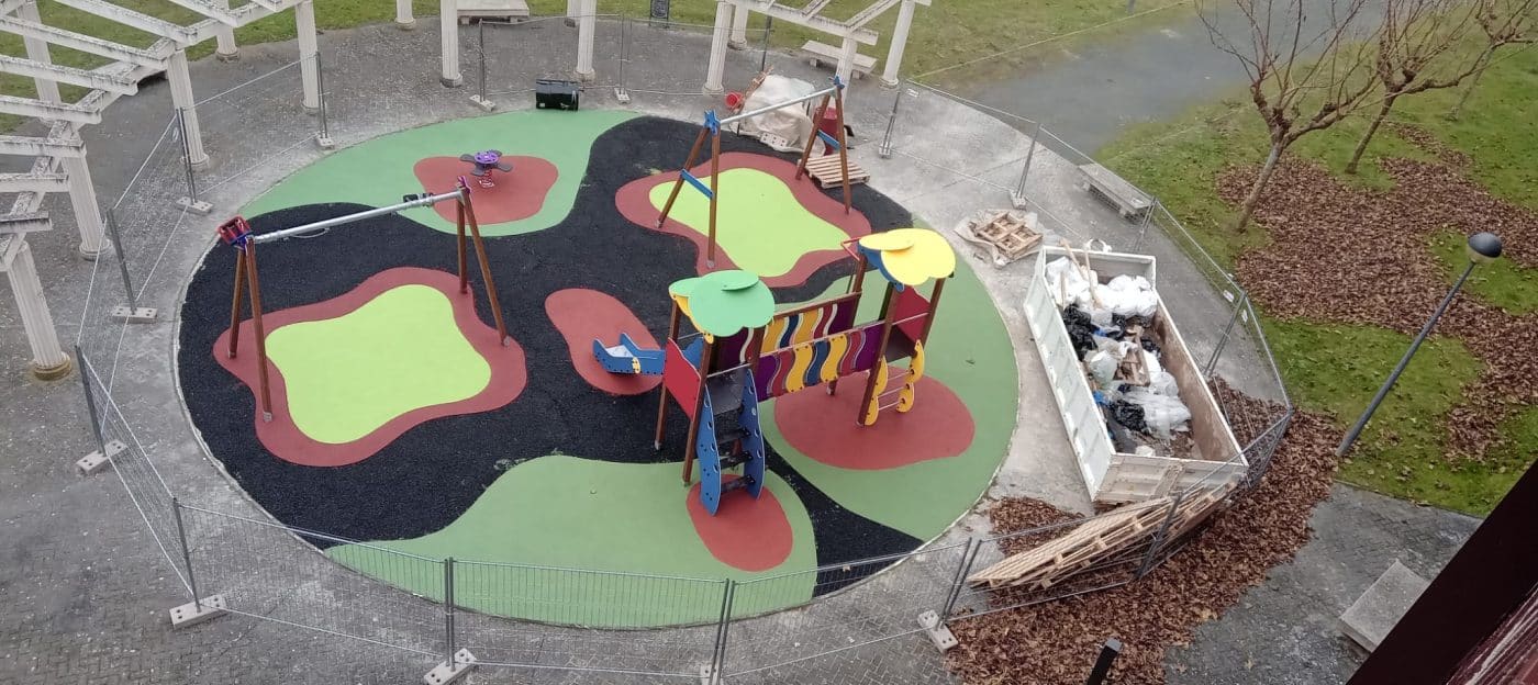 Santo Domingo de la Calzada abre el nuevo parque Atenas, un espacio renovado para la infancia