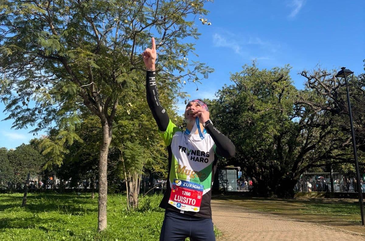 Luis de la Fuente dedica su maratón número 22 a José Ignacio Asenjo