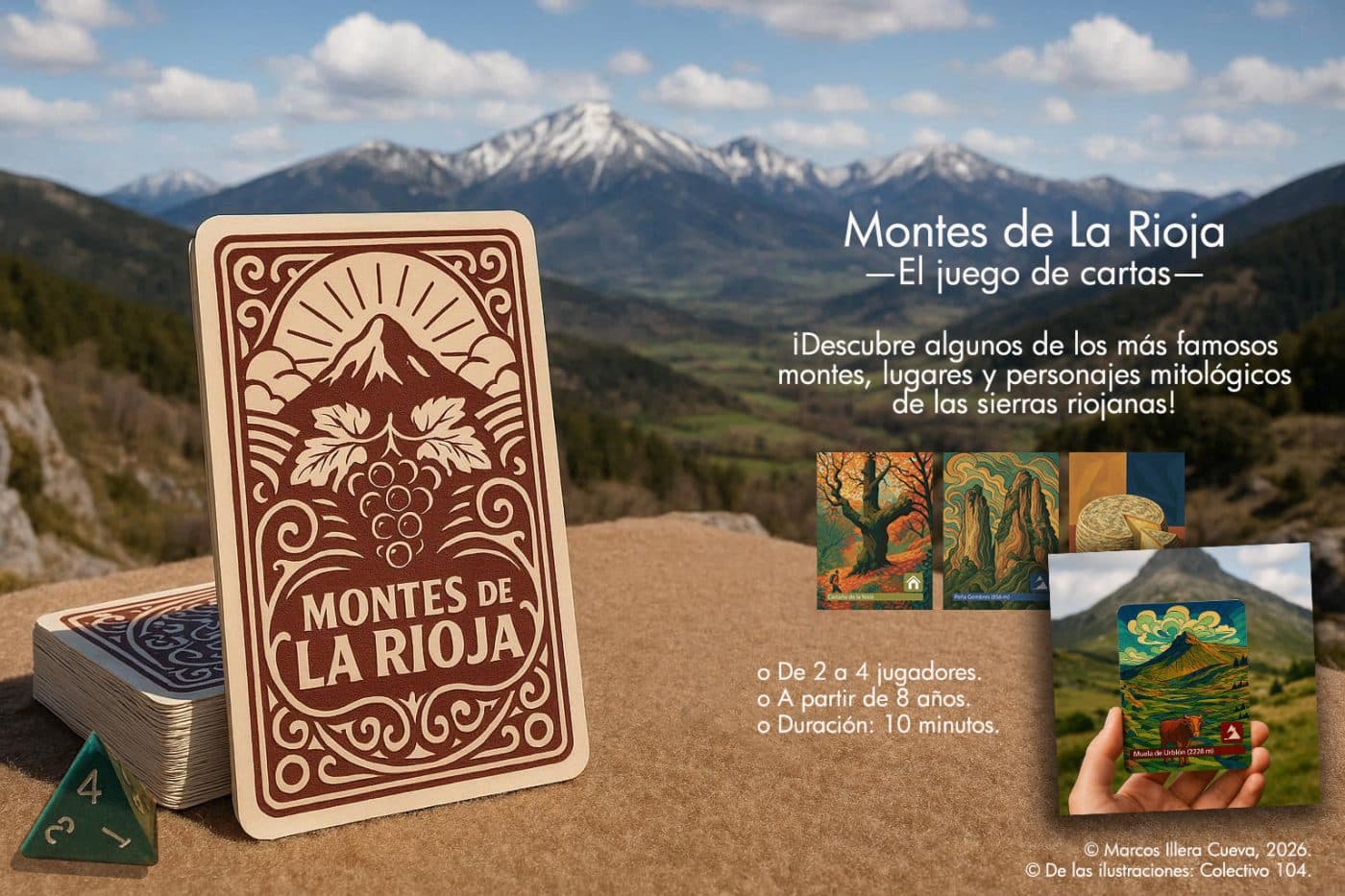 ‘Montes de La Rioja’, el juego de cartas que une aventura, cultura y tradición riojana
