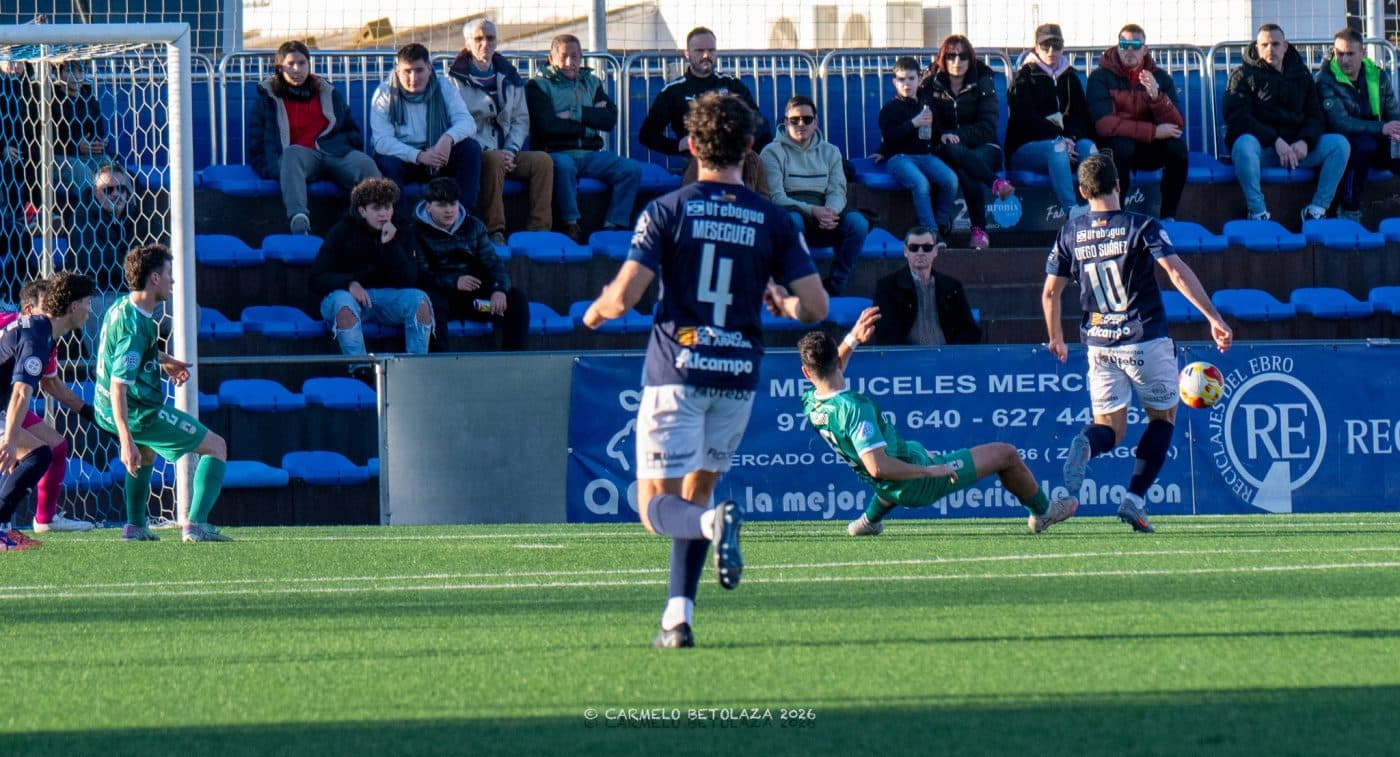 El Náxara cae por la mínima en Utebo