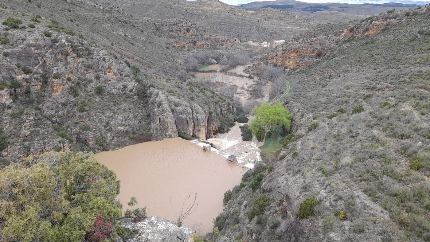 La Rioja activa el plan de inundaciones tras el rebosamiento del embalse de Añamaza