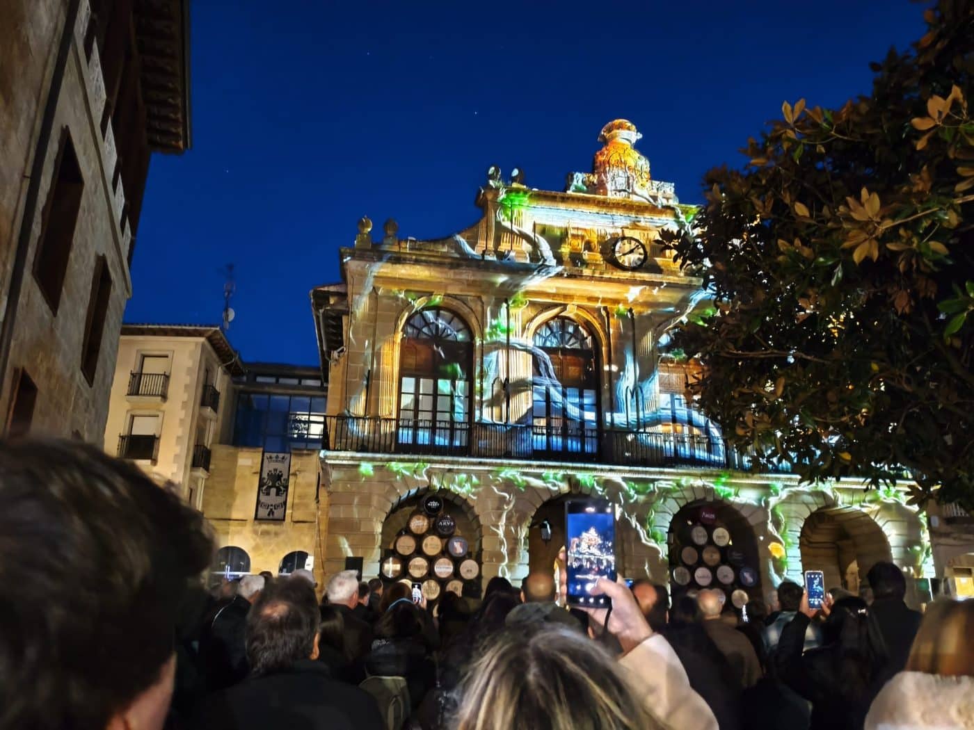 Haro ilumina su patrimonio en el arranque de su primer Festival de la Luz