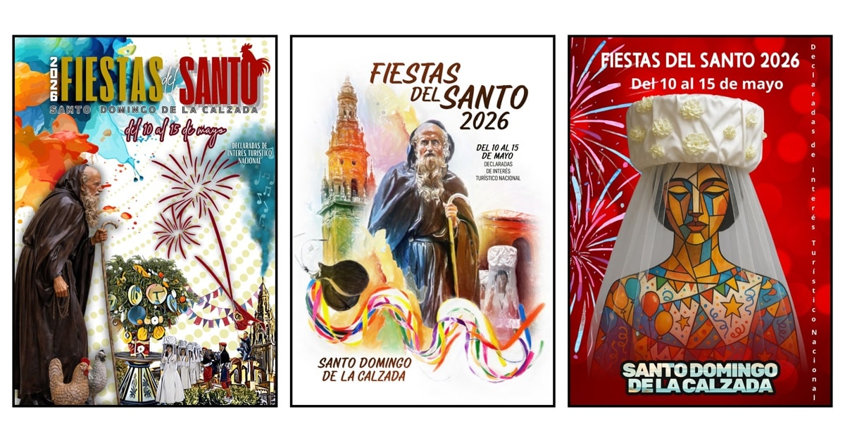Elegidos los tres carteles finalistas para anunciar las Fiestas del Santo 2026