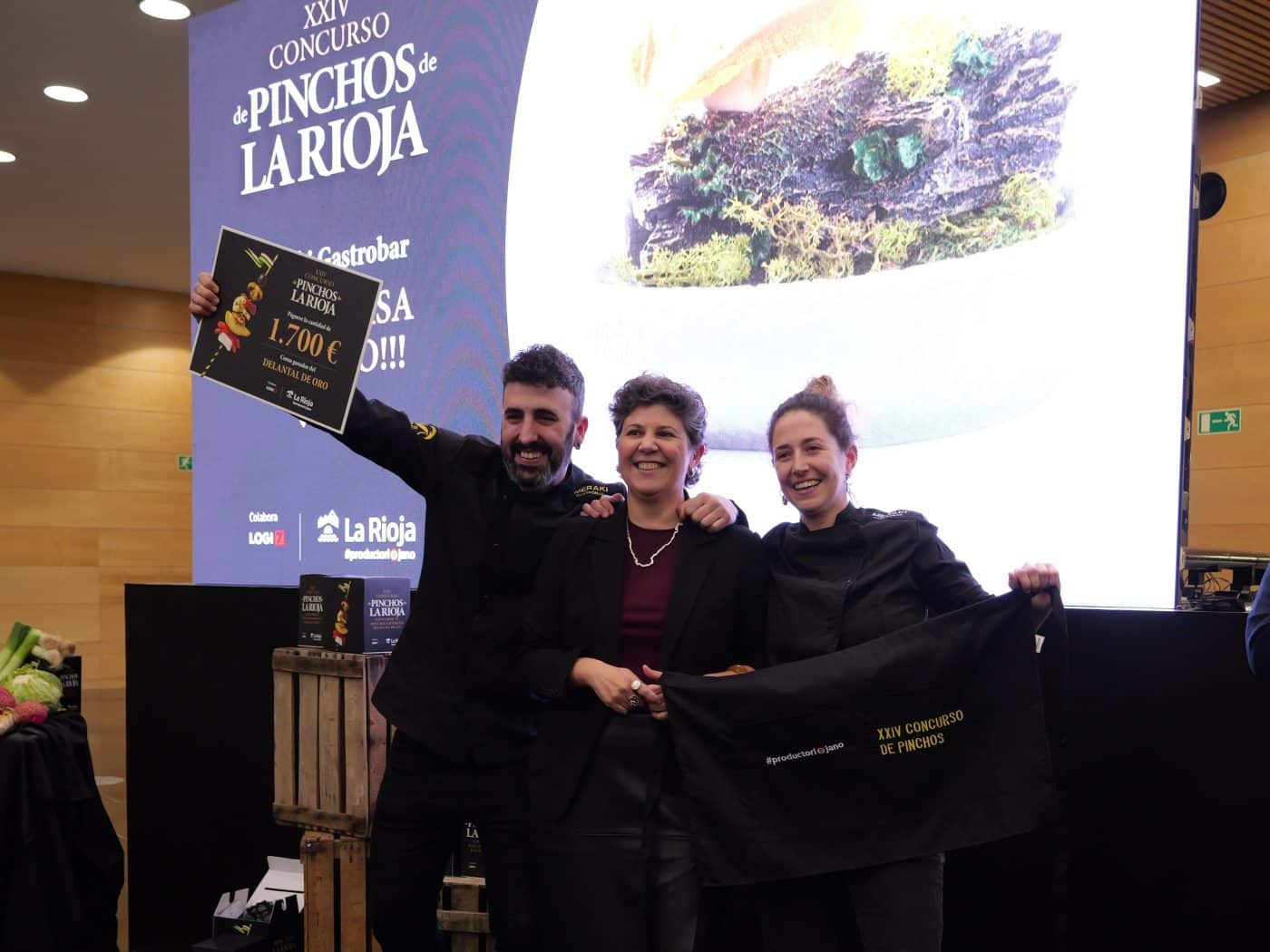 Meraki Gastrobar, de Nájera, gana el Delantal de Oro del Concurso de Pinchos de La Rioja