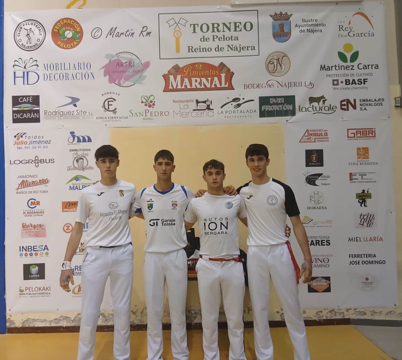 Continúa en liza el V Torneo Reino de Nájera de Pelota